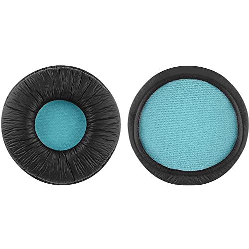 Repuesto Almohadillas Para Audífonos MDR-V55 Protein Wrinkle PU Black+Blue Compatible con Sony MDR-V55 V500DJ, Somic E95, MDR-7502 MDR-V500 miniatura 3