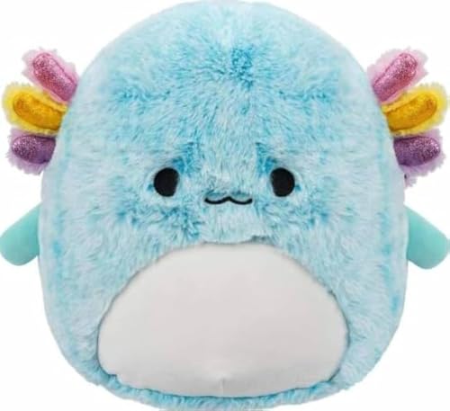 Squishmallow Irina Axolotl doudou rose FuzzAMallow peluche collection 30cm