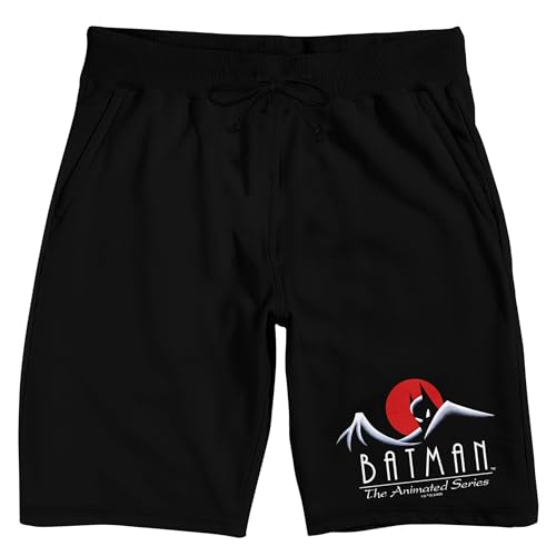 Batman: The Animated Series Men's Black Sleep Pajama Shorts