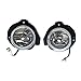 1Pair Car Front Bumper Fog Lights Assembly Driving Lamp Foglight Compatible with Mitsubishi Pajero IO Montero Pinin