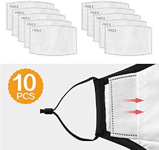 【UPGRATED】10PCS PM - 2.5 Masks Filter Cartridge, 5 Layers Anti Haze Dust Proof