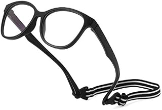 Kids Blue Light Blocking Glasses TPEE Rubber Flexible Frame With Glasses Rope,