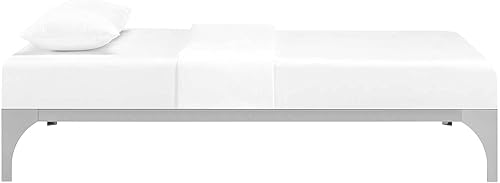 Miniatura 5 de Plataforma de metal para cama Modway Ollie. Tamaños twin, full, queen y king, Metal, Plateado