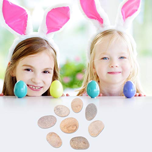 Healifty 8Pcs Painting Rocks Childrens Drawing Painted Rocks Stones Cartoon Creative Stones Hand-Painted Diy Polishing Pebbles - 1-3Cm (Mixed Color) #TOP5