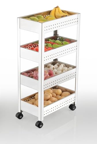 HomeAra 4 Tier Portable & Multi-Utility Storage Rack | Kitchen