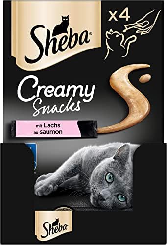 Sheba 4008430000000 Kremowa Przekąska dla Kota Mix Smaków, 18 x 12 g