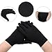 FdcLixuvol 6 Pairs Cotton Gloves, Cotton Work Gloves Thin Cottons Glove Handling Glove Liners Men Thin Jewelry Glovees Black Cottons Glovees for Men Women Handling Jewelry Film Work Inspection