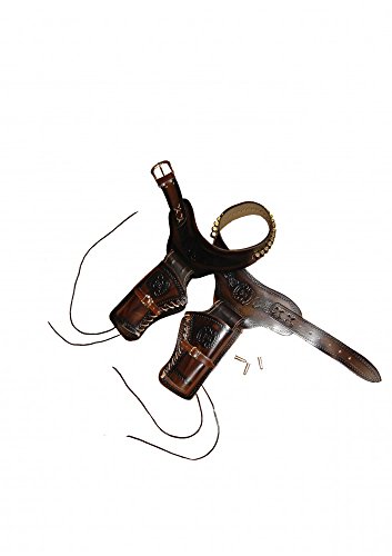 Denix Old West Double Rig Holster with Replica Bullets - Thumbnail 3