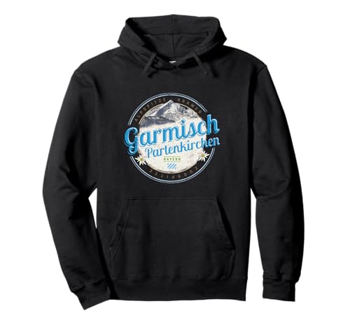 Garmisch Partenkirchen Bavaria Vintage Alps Hoodie
