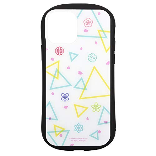グルマンディーズ バンダイ A3! iPhone12/12 Pro(6.1インチ)対応 ハイブリッドガラスケース 春組 AAA-09A ホワイト