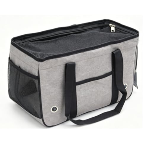 Bolsa de transporte para mascotas nerviosas con cortina enrollable para evitar el estrés 5