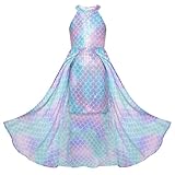 GRACE KARIN Girls Prom Dress Mermaid Kids Sequin Formal Fancy Party Sparkly Pageant Birthday Graduation Dresses Size 7
