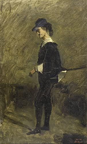 Poster Jean-Baptiste Camille Corot 50x70 Portrait M. Bigour dArras déco