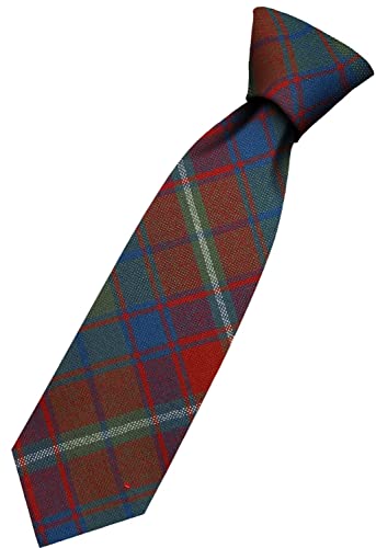 Cravate en laine anti-plis Écosse Roxburgh Tartan costume homme
