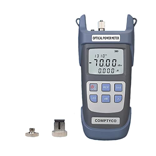 Guakiili FTTH Vezel Optische vermogensmeter Vezel Optische kabeltester 70dBm ~ + 10dBm Werkgolflengte 850-1625nm (blauw)