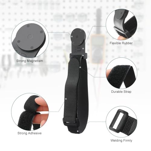 Lenink Magnet Hanger Compatible with Fluke Instruments Multimeter, Magnetic Hanging Loop Strap Meter Magnet Hanger Kit - Thumbnail 5
