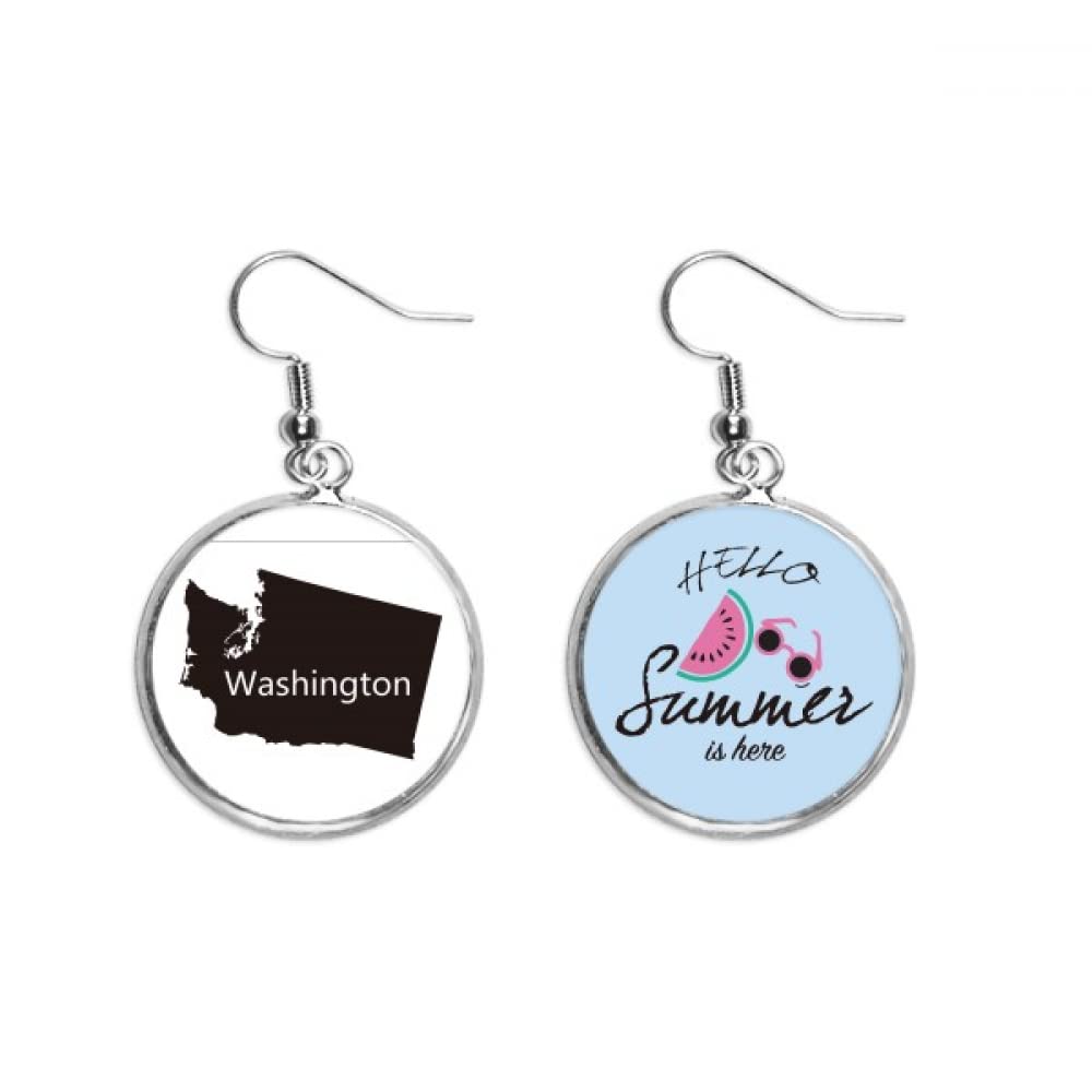 Pendientes de sandía Washington joyeria estival pendientes lóbulo verano 5