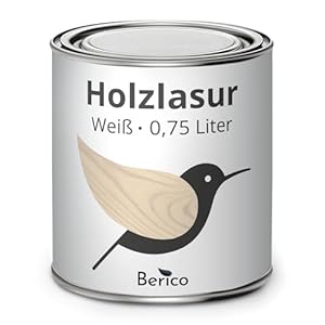 Berico Weiß Holzlasur 0,75 Liter