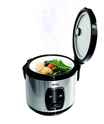JOCCA - Arrocera antiadherente eléctrica 400W, Aluminio