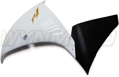 Miniatura 6 de FLPRO - Carenados completos de plástico para motocicleta Yamaha 2009 2010 2011 YZF1000 R1 YZF-R1 09 10 11 ABS inyección carrocería blanco negro con