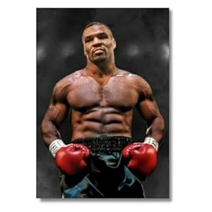 Street Art Mike Tyson - Poster Da Parete Con Stampa Artistica Da - Foto 10