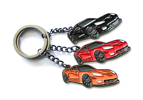 Image of C6 Corvette Keychain - Vette Gifts for Men