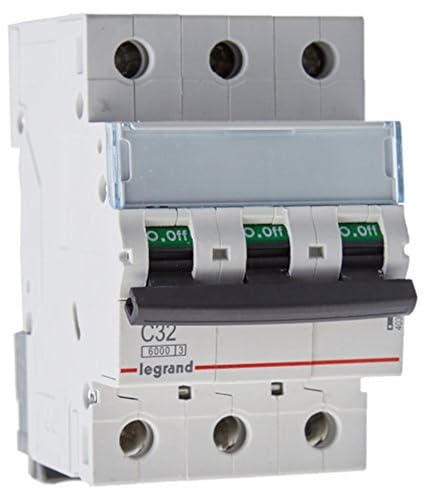 Legrand TX3 LS C32A 3P disjoncteur triphasé de 6kA pour tableau électrique