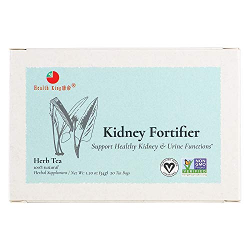 Health King Kidney Fortifier Herb Tea, Teabags, 20-Count Box (Pack Of 4) #TOP4