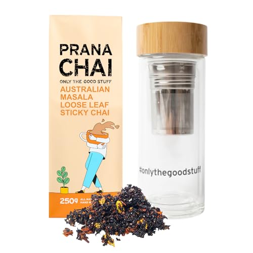 Kit de té chai masala frío con infusor y receta miniatura 1