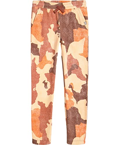 Jogger en fleece pour garçon imprimé camo cacao taille 10-12 ans