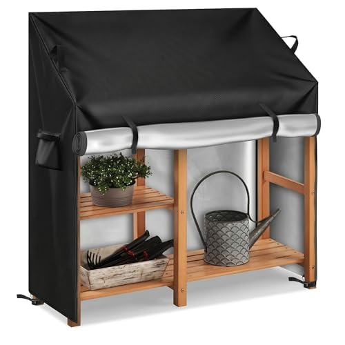 Cubierta para gabinete de exterior impermeable y protector de mesa de jardin 48x45 pulgadas 2