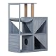 Katzenhaus Outdoor Lovupet Katzenmöbel und Kratzmöbel für den Garten