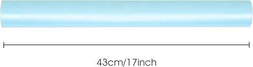 Miniatura 7 de Garbendy Papel de regalo de papel azul cielo nacarado, color liso, 17 pulgadas x 33 pies, perfecto para bodas, cumpleaños, Navidad, baby shower,