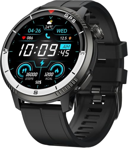 Smart Watch for Men, GPS Smartwatch Fitness Activity Tracker with...