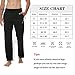 SILKWORLD Men's Cotton Yoga Sweatpants Athletic Lounge Pants Open Bottom Joggers Straight Leg Running Casual Pants for Men with Pockets（Black,Large）