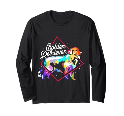 Golden Retriever Dog Breed Pet Animal Rescue Long Sleeve T-Shirt