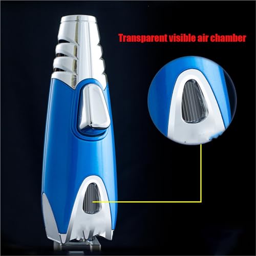 Encendedor metálico a prueba de viento con llama azul miniatura 4