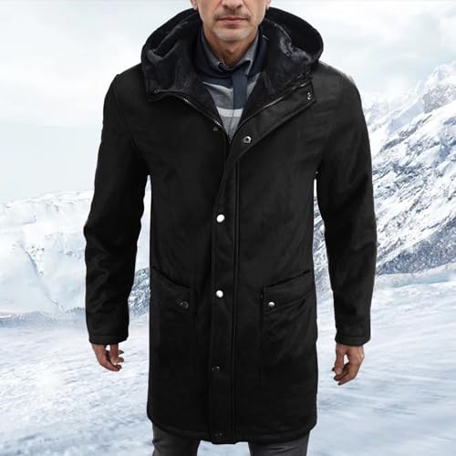 Veste longue d'hiver style décontracté pour sorties et trajets