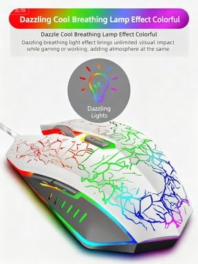 Image of Maine Game Wired USB Mouse, 2400 DPI, 4 Adjustable Levels, Silent, Factory Wholesale Sale (014, 1PACK)