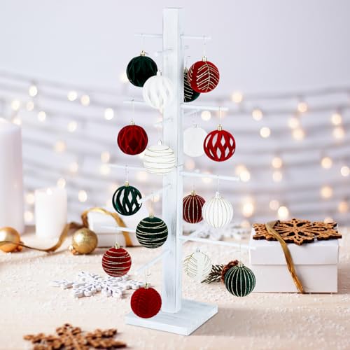 32 Inch Christmas Ornament Display Tree Centerpieces for Tables Ornament Tree Stand Holder Tabletop...