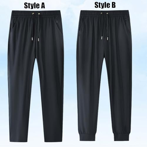 Dmqwhtj - Pull On Waffle Stretch Casual Pants, Breathable Ultra Stretch Pants for Summer Khaki2