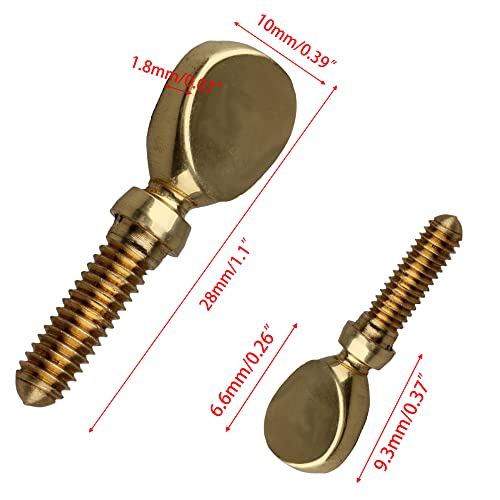 Bqlzr Golden Copper Neck Receiver Tightening Screw For Sax Saxophone Bass Clarinet Replacement #TOP1