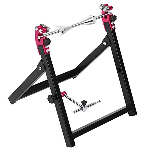 Ausla Motorrad Auswuchtmaschine, Faltbarer Design Auswuchtständer mit Montagezubehör für die Garage