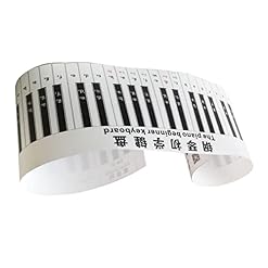 TOYANDONA Clavier de piano simulé autocollant de piano pour débutant Clavier de piano de bureau 3D claviers instrument piano enfant Sticker clavier électronique clavier de bureau pour piano - Les Beatles, Paul McCartney, John Lennon, RIngo Starr, George Harrison