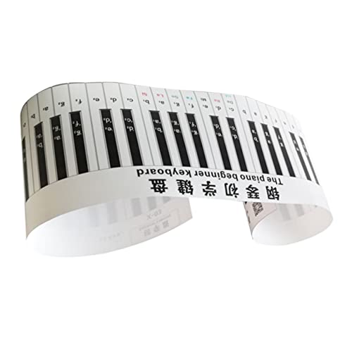 TOYANDONA Clavier de piano simulé autocollant de piano pour débutant Clavier de piano de bureau 3D claviers instrument piano enfant Sticker clavier électronique clavier de bureau pour piano - Les Beatles, Paul McCartney, John Lennon, RIngo Starr, George Harrison TOYANDONA Clavier de piano simulé autocollant de piano pour débutant Clavier de piano de bureau 3D claviers instrument piano enfant Sticker clavier électronique clavier de bureau pour piano