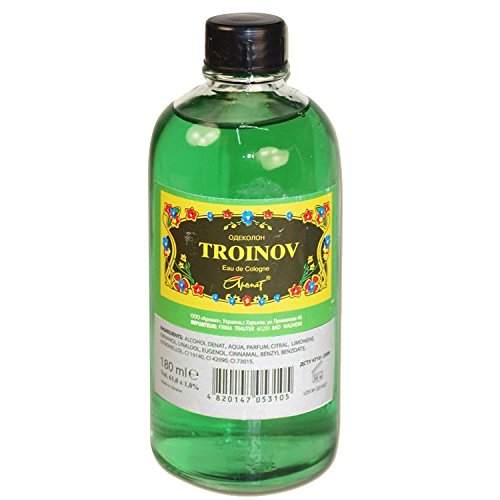 3x Eau de Cologne Trojnoj grün 180ml (3er Pack)