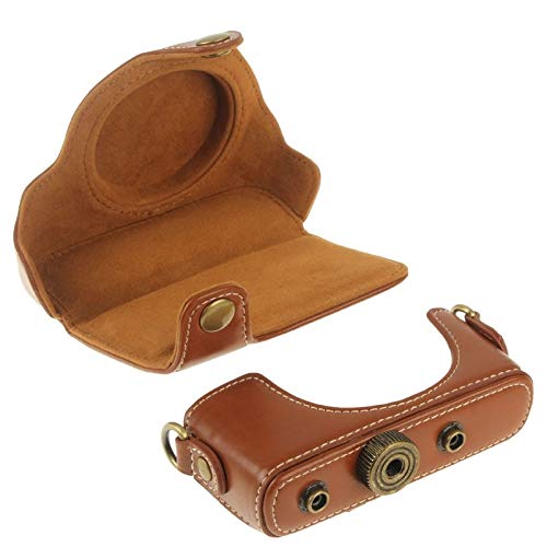 Housse cuir premium rétro pour Sony RX100 M3 M4 M5 finition marron - 6