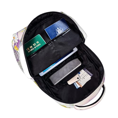 Mochila ligera y plegable con estampado resistente para viaje 5