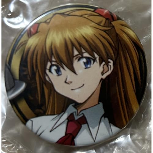 エヴァ】惣流・アスカ・ラングレー ラウンドワンコラボ缶バッジ