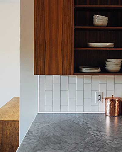 Art3D 10 Ft Peel And Stick Trim For Backsplash Tile Edge, Self-Adhesive Liner For Corner Decor In White #TOP7